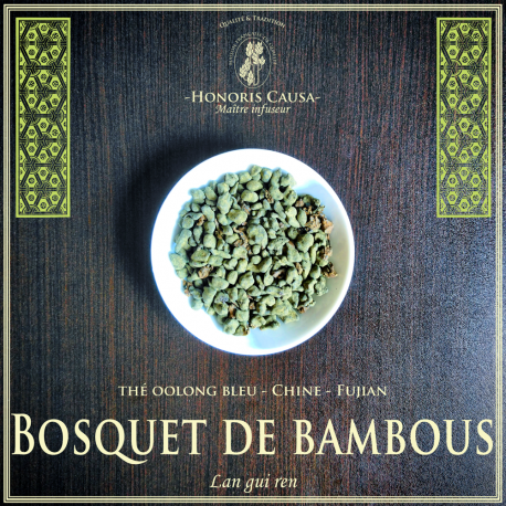 Bosquet de bambous thé bleu oolong