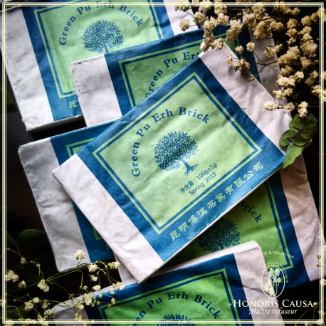 Pu'er vert Brique 100g (sheng)
