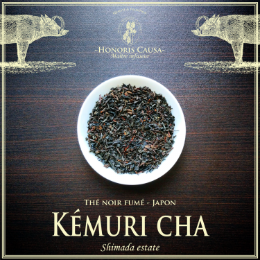 Kemuricha, thé noir fumé Japon