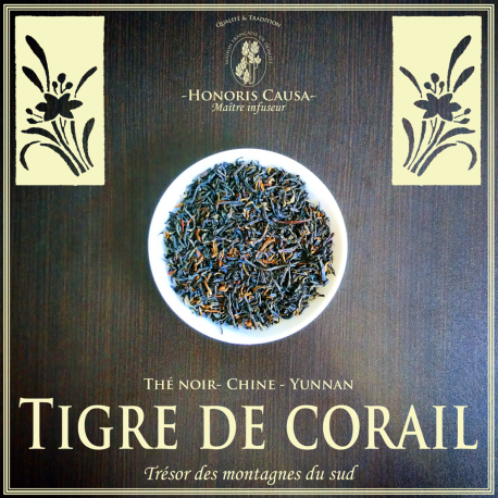 tigre de corail thé noir bio
