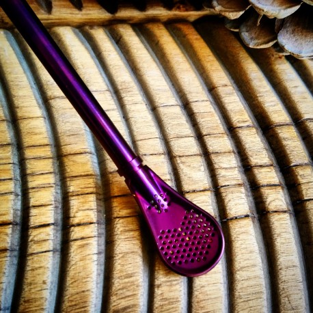 Bombilla en métal Punta del este magenta Bombilla en métal Punta del este magenta