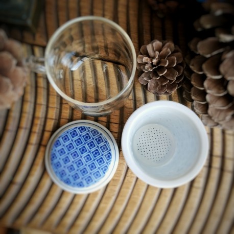 Tasse Bleu Shinto damier bleu Tasse Bleu Shinto damier bleu