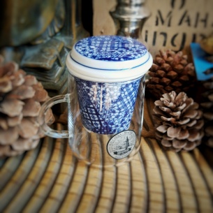 Tasse Bleu Shinto Kimono bleu 2