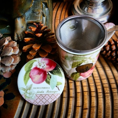 tasse botanica pêche