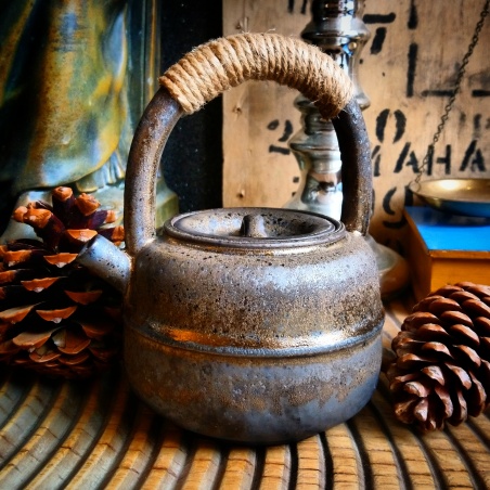 Théière sanctuaire brun cuivré 0,45L