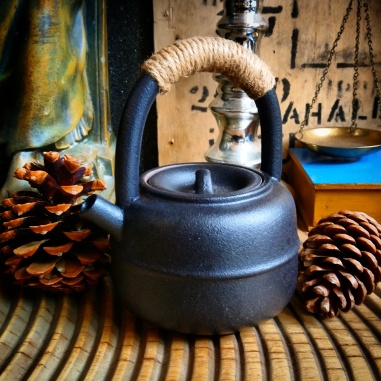 Théière sanctuaire noir anthracite 0,45L