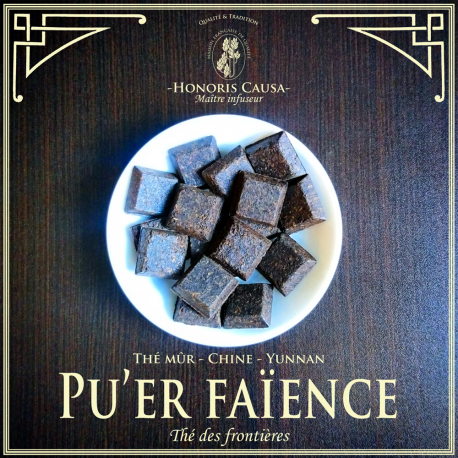 Pu'er faïence thé noir mûr