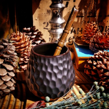 Calebasse à maté Paraguay noire