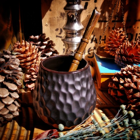 Calebasse à maté Paraguay noire