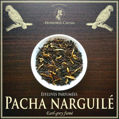 Pacha narguilé, earl-grey fumé thé noir