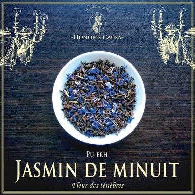 Jasmin de minuit, thé pu-erh noir