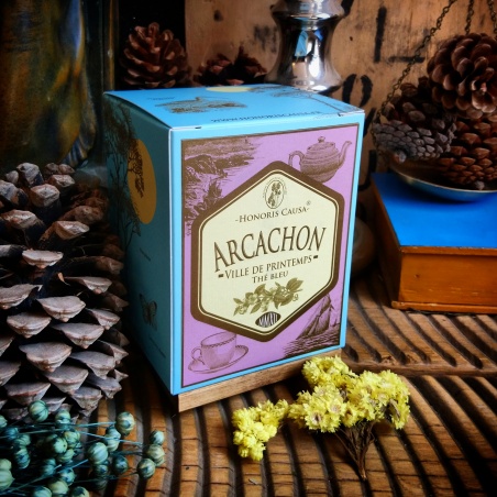 Ville de printemps, thé bleu oolong boîte 150 gr