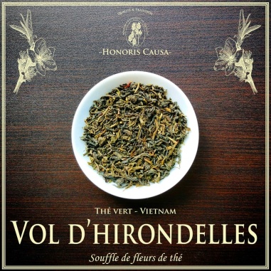 Vol d'hirondelle, thé vert Vietnam