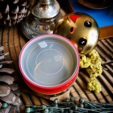 Boîte Maneki-neko dorée, 80 gr