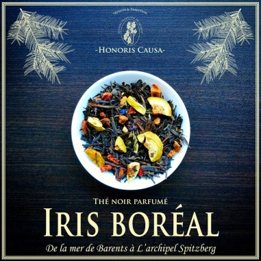 Iris boréal, thé noir