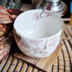 Bol matcha Sakura, céramique traditionnelle 2