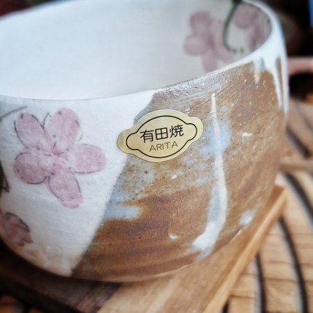Bol matcha Sakura, céramique traditionnelle