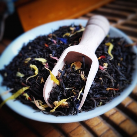 Mesure à thé bois blanc