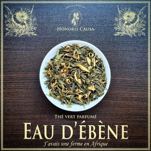 Eau d'ébène, thé vert