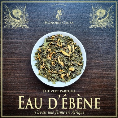 Eau d'ébène, thé vert