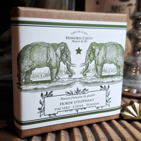 Pu'er vert "Horde d'éléphants" Galette 100g (sheng)