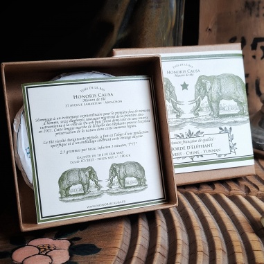 Pu'er vert "Horde d'éléphants" Galette 100g (sheng)