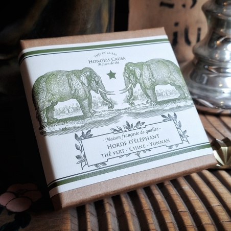 Pu'er vert "Horde d'éléphants" Galette 100g (sheng)