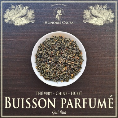Buisson parfumé thé vert osmanthe (Gui hua)