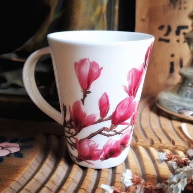 Mug magnolia pourpre