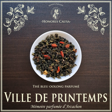 Ville de printemps thé bleu oolong