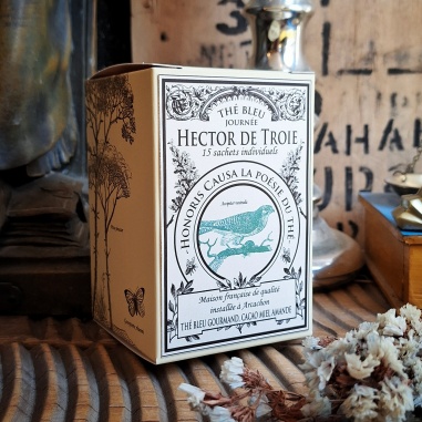 Hector de Troie, thé bleu oolong sachets individuels