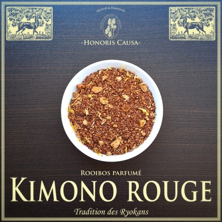 Kimono rouge, rooibos parfumé
