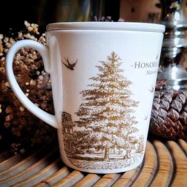 Tasse à couvercle "Ville d'hiver"