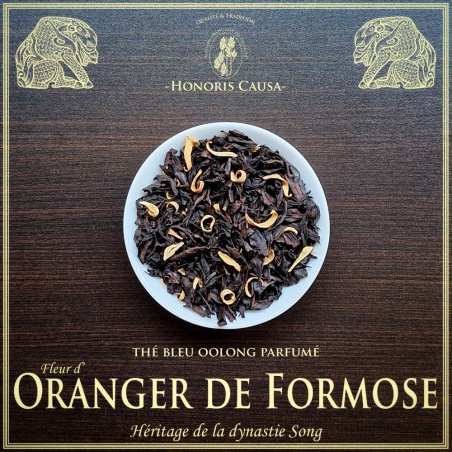 Fleurs d'oranger Oolong de Formose, thé bleu