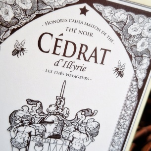 Cédrat d'Illyrie, thé noir sachets individuels 2