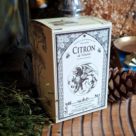 Citron de Vénétie, thé noir sachets individuels