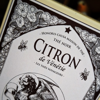 Citron de Vénétie, thé noir sachets...