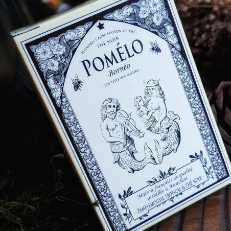 Pomélo Bornéo, thé noir sachets individuels