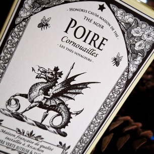 Poire Cornouailles, thé noir sachets individuels 2