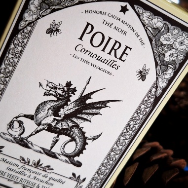 Poire Cornouailles, thé noir sachets individuels Poire Cornouailles, thé noir sachets individuels