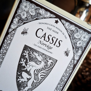 Cassis de Norvège, thé noir sachets individuels