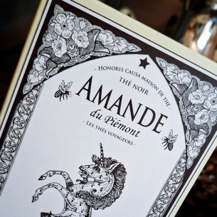 Amande du Piémont, thé noir sachets individuels 2