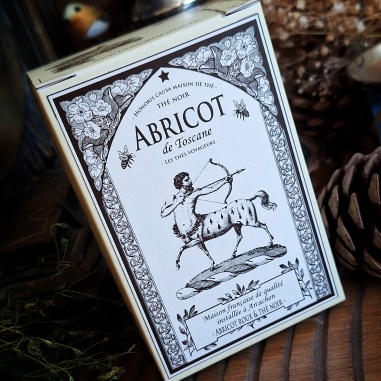 Abricot de Toscane, thé noir sachets individuels