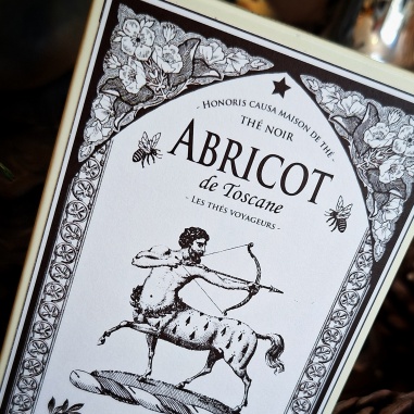 Abricot de Toscane, thé noir sachets individuels