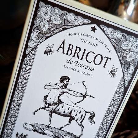 Abricot de Toscane, thé noir sachets individuels