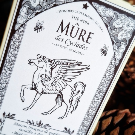 Mûre des Cyclades, thé noir sachets individuels