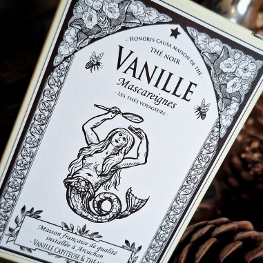 Vanille Mascareignes, thé noir sachets individuels