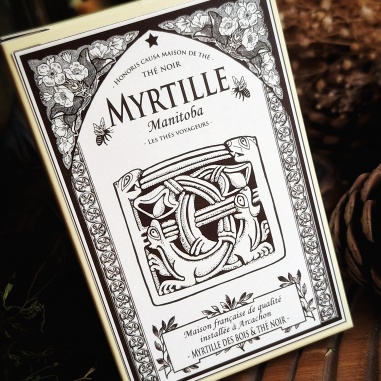 Myrtille Manitoba, thé noir sachets individuels Myrtille Manitoba, thé noir sachets individuels