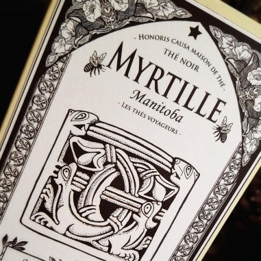 Myrtille Manitoba, thé noir sachets individuels Myrtille Manitoba, thé noir sachets individuels