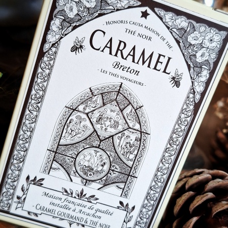 Caramel breton, thé noir sachets individuels